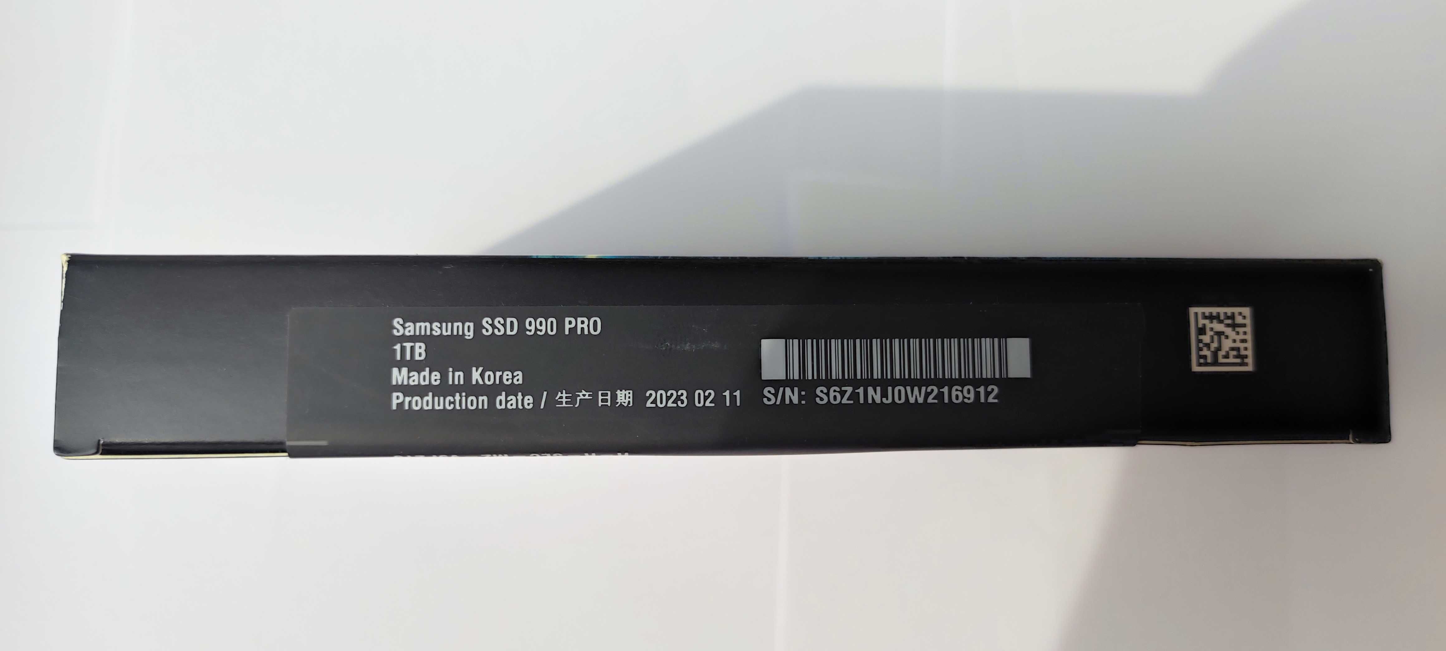 SSD Samsung 990 PRO 1TB PCI Express 4.0 x4 M.2 2280