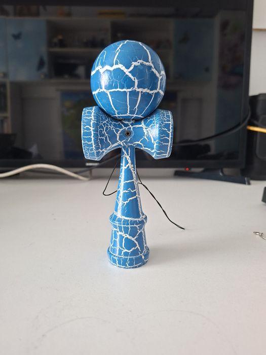 Vand kendama model crackle albastru