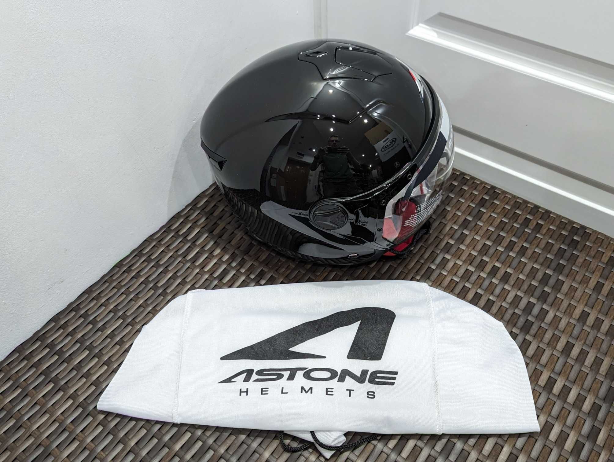 Casca moto scooter Astone Minijet S, marime L - open face, ochelari