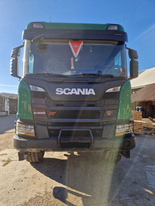 De vanzare ansamblu SCANIA G500 XT 2020 cu macara EPSILON + REMORCA