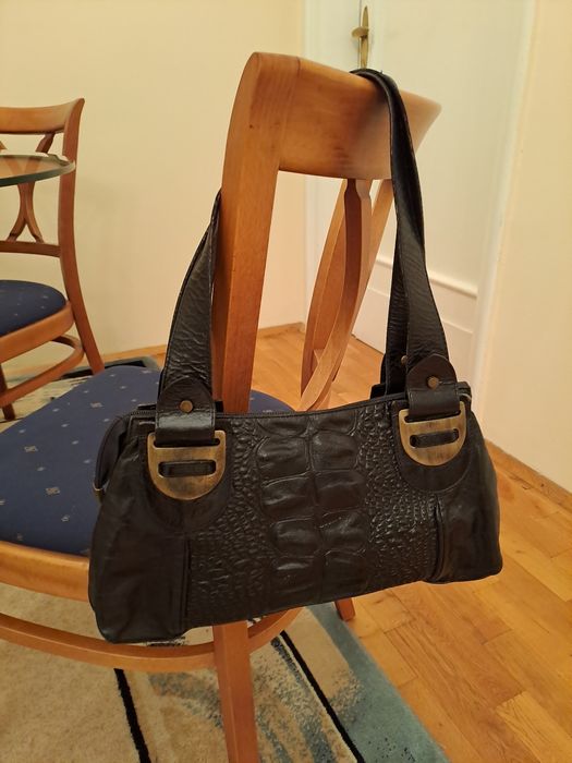 Чанта от естествена шагринирана кожа!