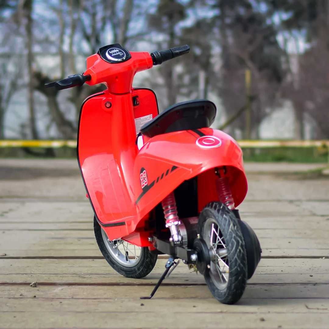 Scuter electric pt copii Kinderauto BJX2423 350W roti gonflabile RED