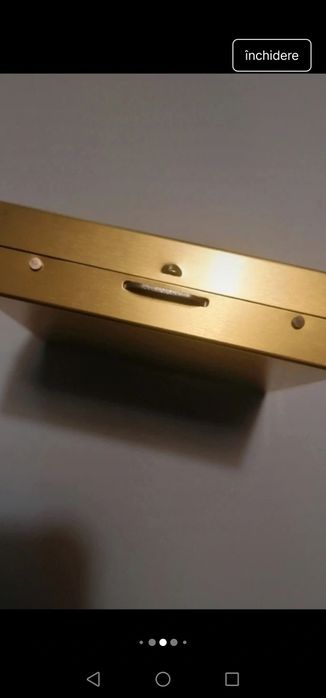 Set de joc de 5 zaruri premium de alama, nou în cutie