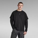 Оригинална фланела G-Star Raw Moto Loose XS , S нова мъжка черна блуза