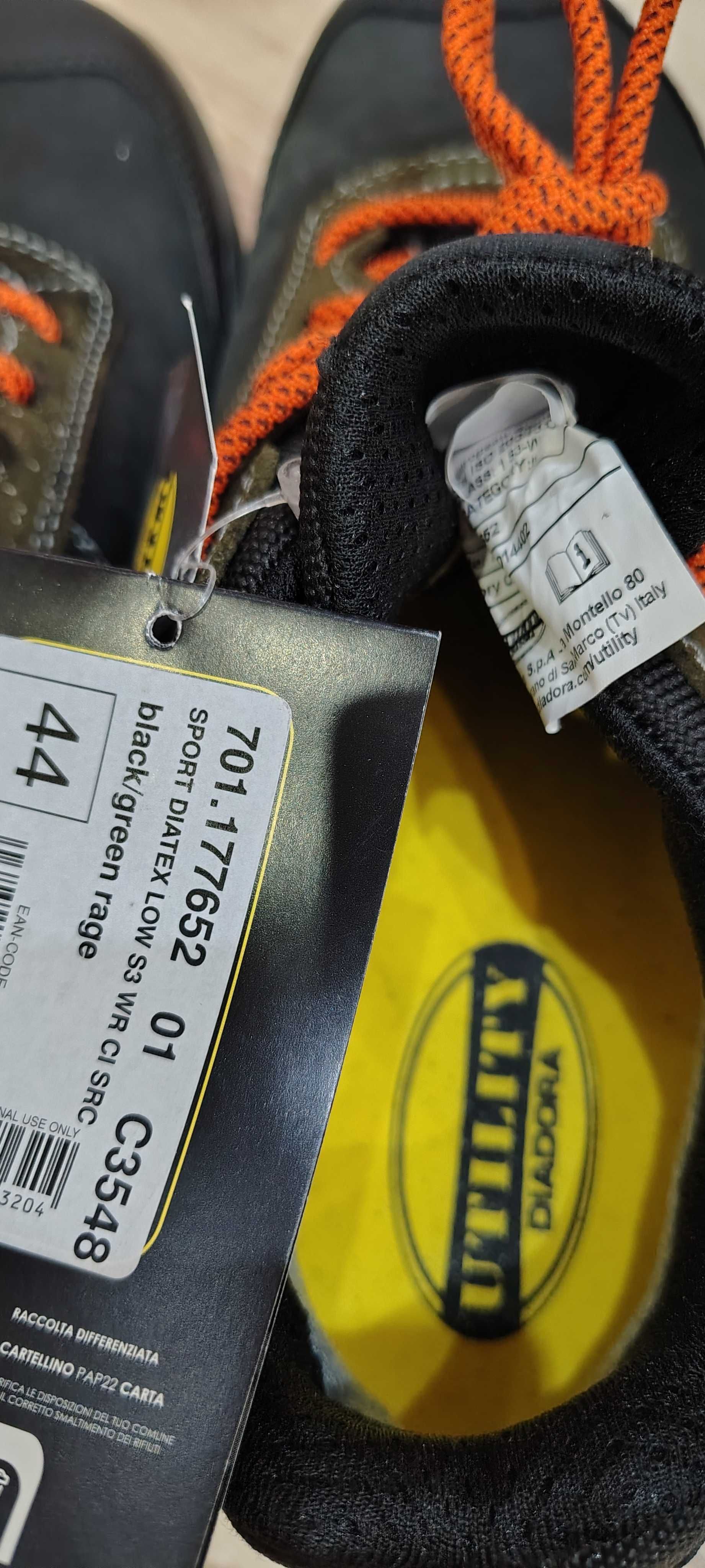 Работни обувки половинки DIADORA Utiliti ном44 иHoneywell високи ном45