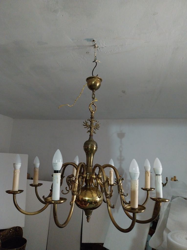 Candelabru, lustra de tavan, vechi