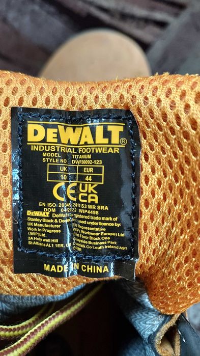 Ghete piele Dewalt mărimea 44