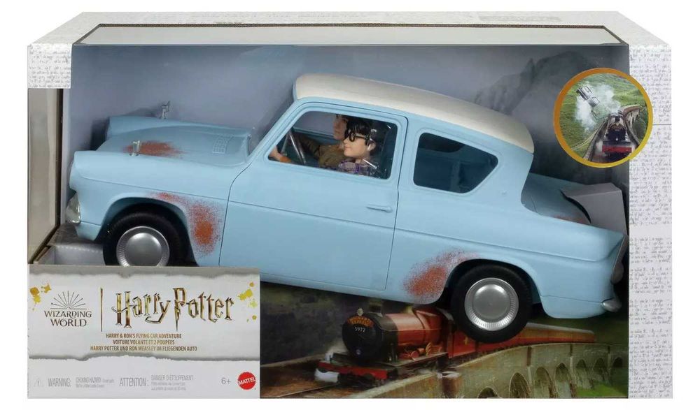 Хари Потър Летяща кола с фигури на Хари Потър и Рон Уизли Harry Potter