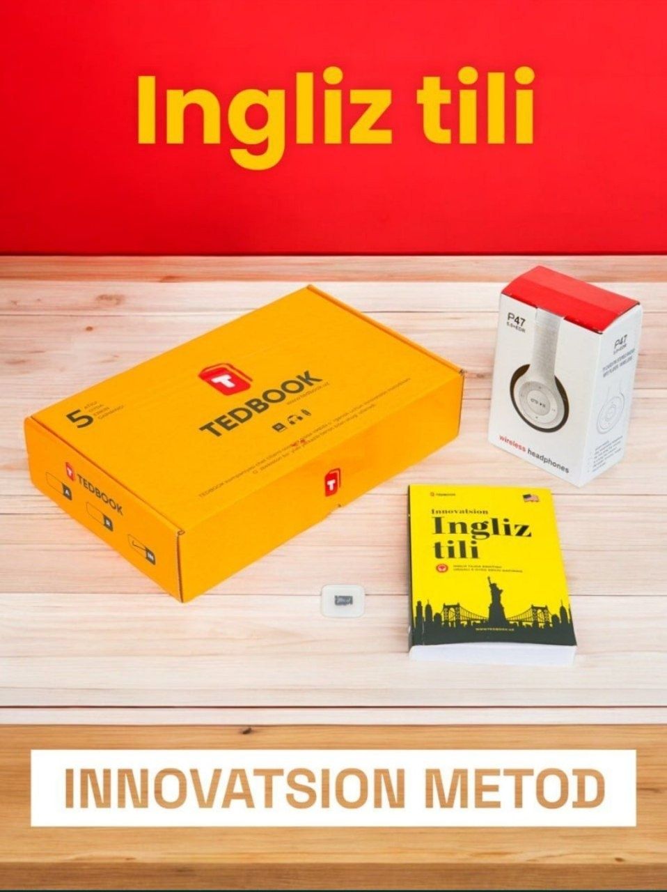 Ingliz tili tedbook kitob sotiladi yangi ochilmagan