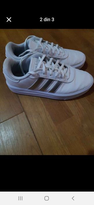 Adidasi albi unisex