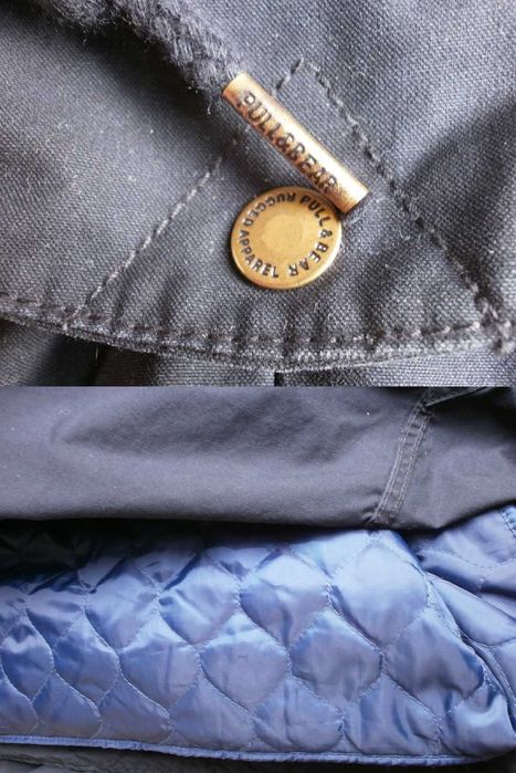 М Нова Мъжка Парка с Голяма Пухена Качулка Pull & Bear
