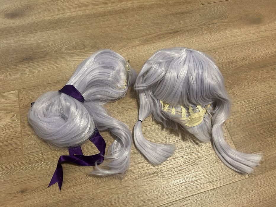 Cosplay - Косплей костюм и перука на Аяка от Геншин Genshin Impact
