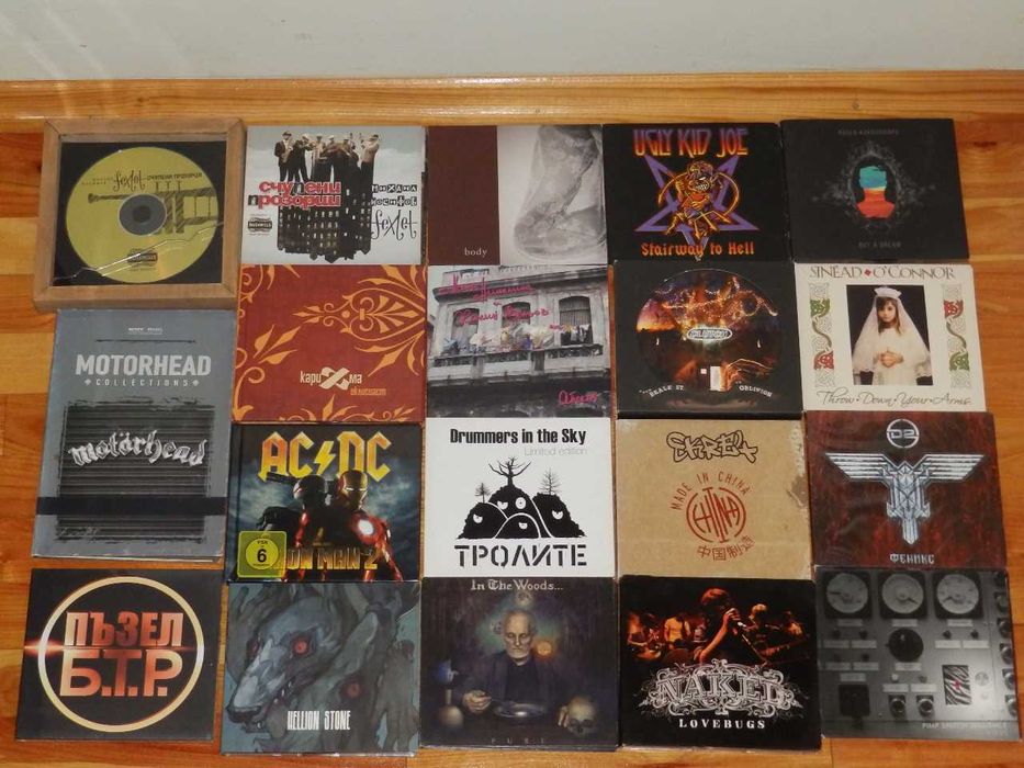 Оригинални Метал, Рок, Джаз, Поп и други CD-та, DVD и видеокасети