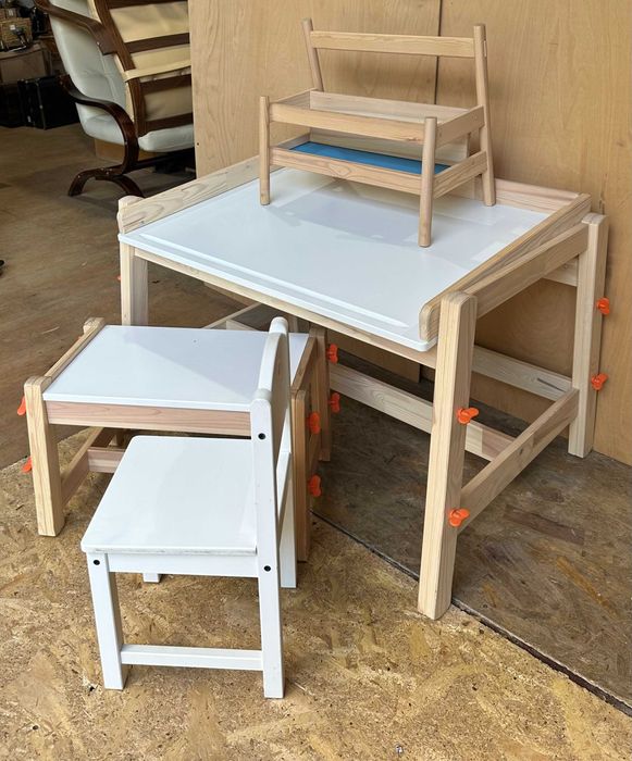 Mobilier Camera Copilului tip Ikea; Masuta scaun bancuta suport carti