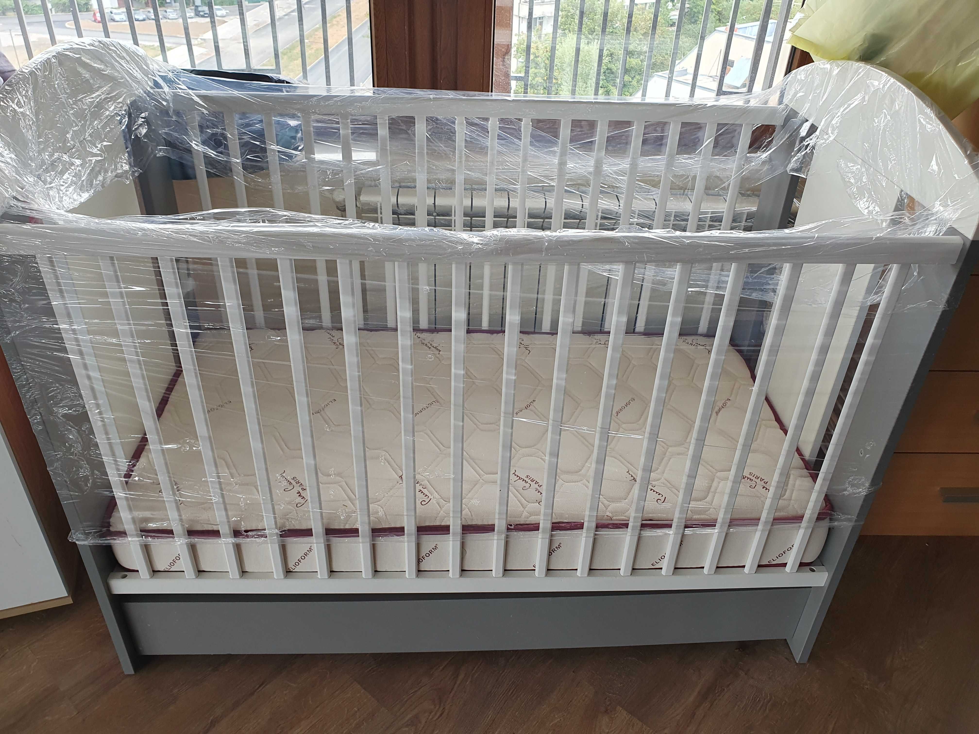 Детска кошарка с матрак Baby Pierre Cardin от Magniflex-12 см