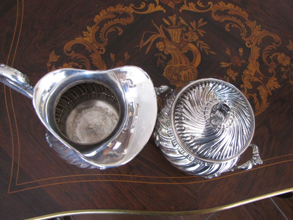 Set ceai cafea argint masiv