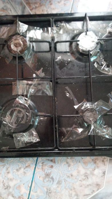 Plită slim pe gaz Candy cu aprinzător electric și șlefuitoare plafoane