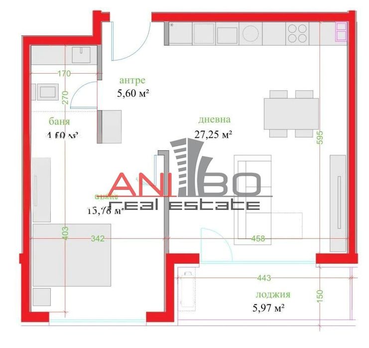 Продава се Двустаен апартамент в Варна, Трошево - 80 кв.м за 2150 €/кв.м - Снимка #1