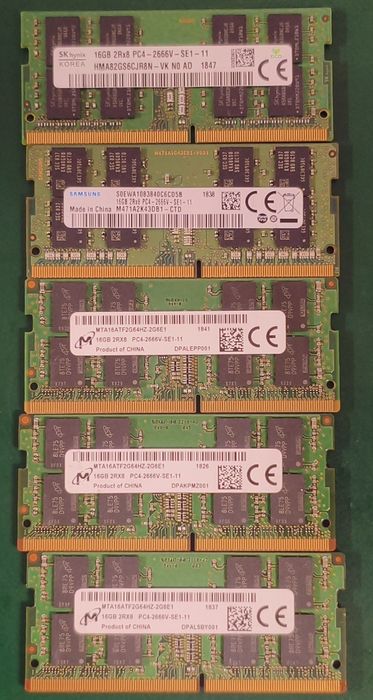 16 G DDR4 2666 Memorie RAM Laptop