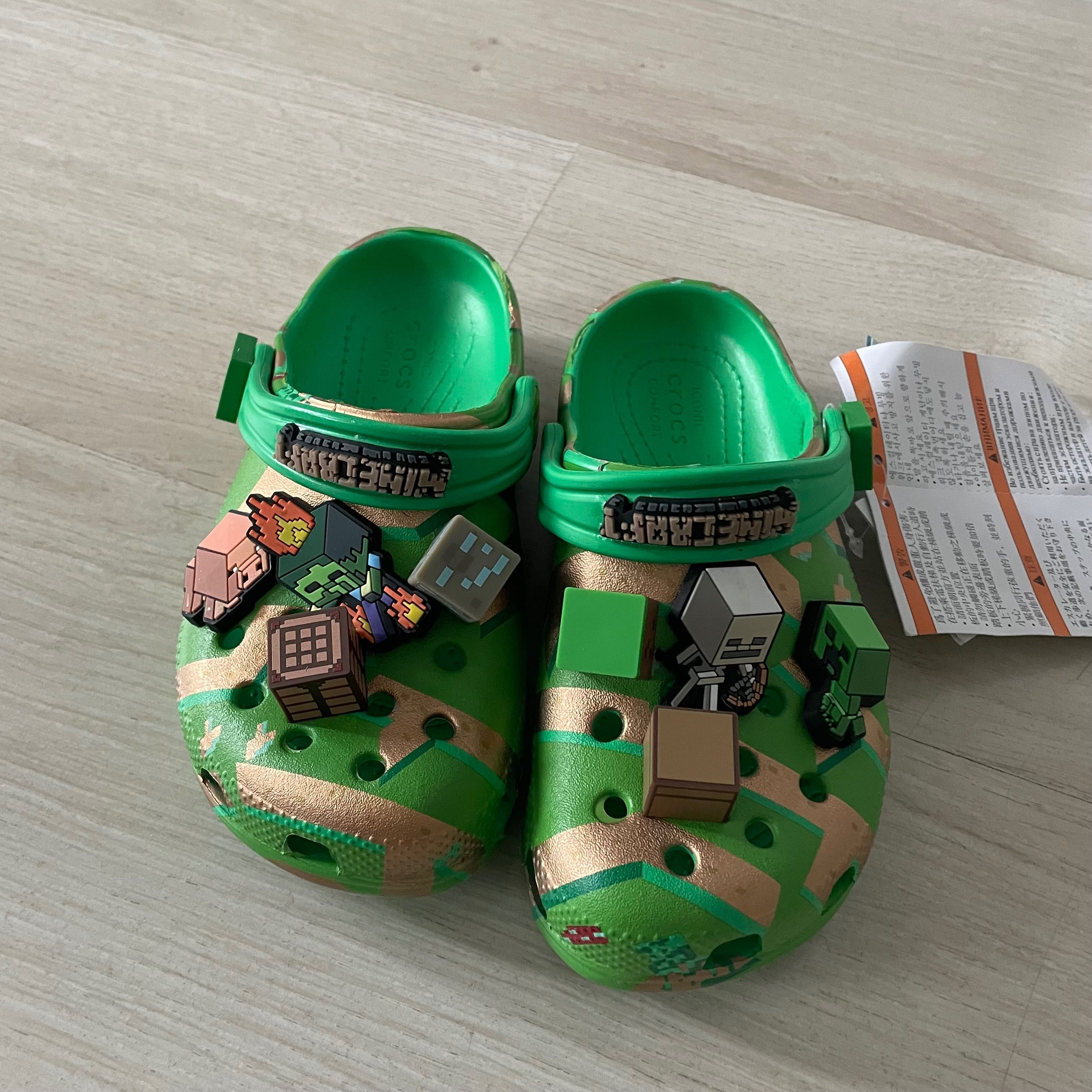 Кроксы Майнкрафт детские