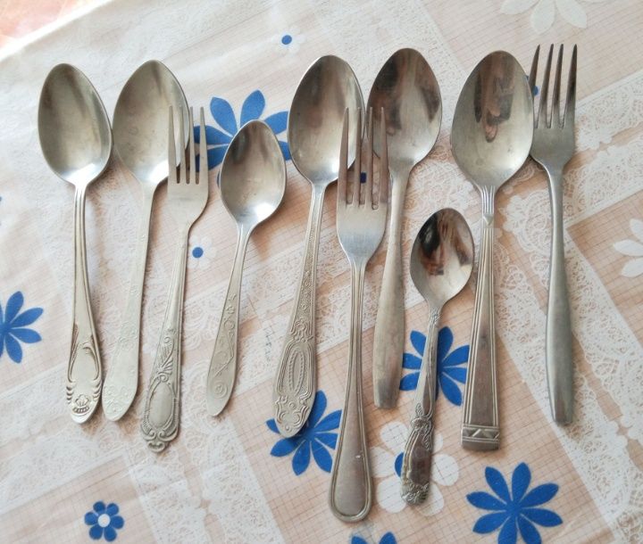 Ложки, Вилки советские нержавейки ,только сегодня