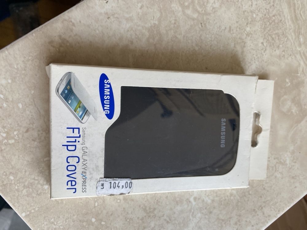 Husa Samsung Galaxy Express neagra tip carte Flip wallet noua original