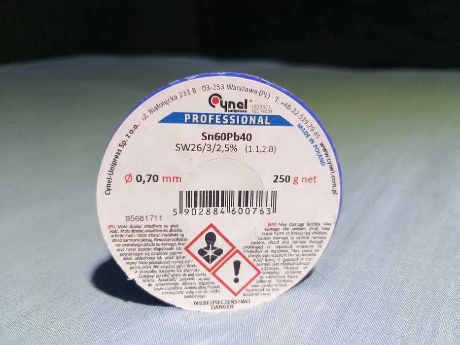Cositor/ Fludor Cynel de 0.7 mm 250 gr