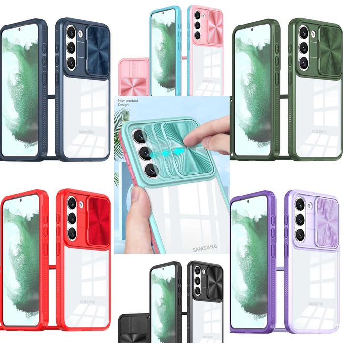 Husa transparenta cu protectie metalică Samsung Galaxy S23 / S23 Plus