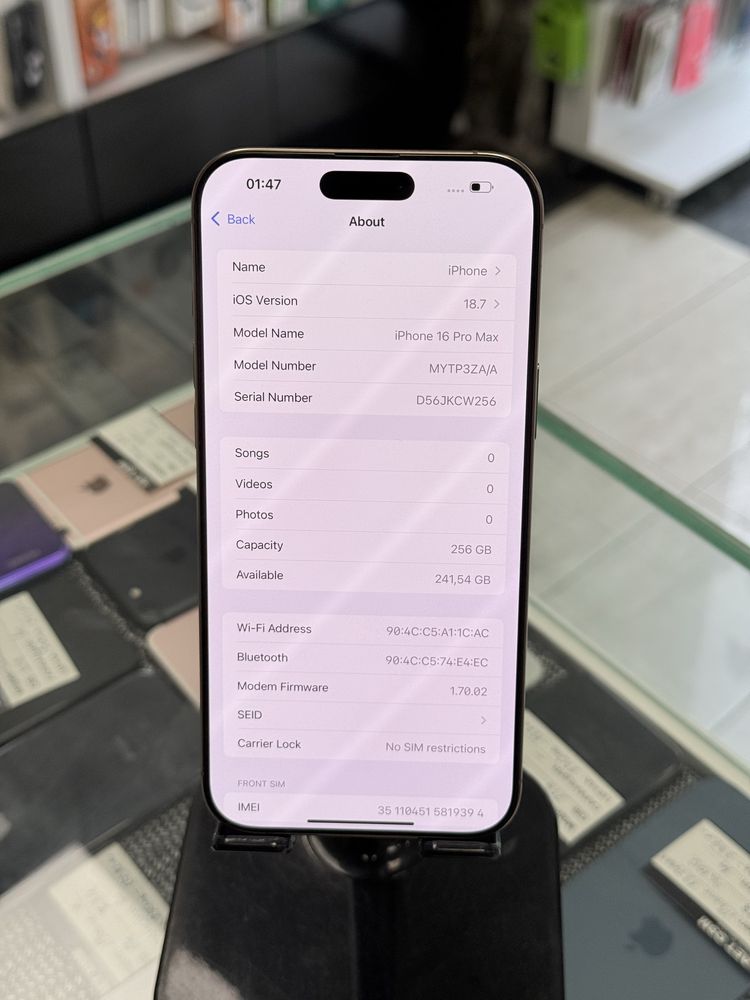 Apple iPhone 16 Pro Max 256 GB Desert Titanium