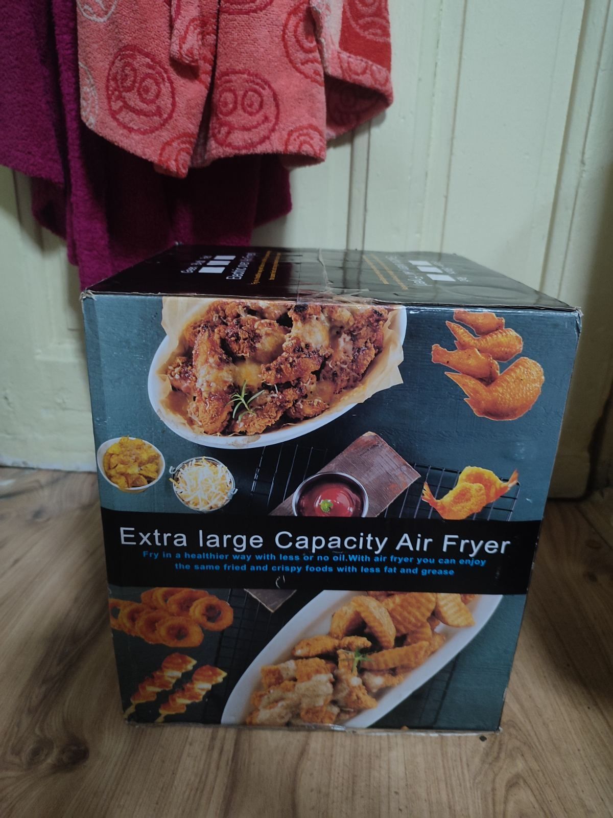 Нов 4.5 литра фритюрник с горещ въздух air fryer