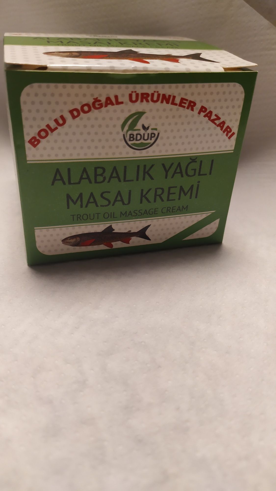 Alabalik Yagli Masaj Kremi /Масажен крем с масло от пъстърва/