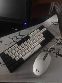 мышка Logitech g102+игровая клавиатура+ коврик