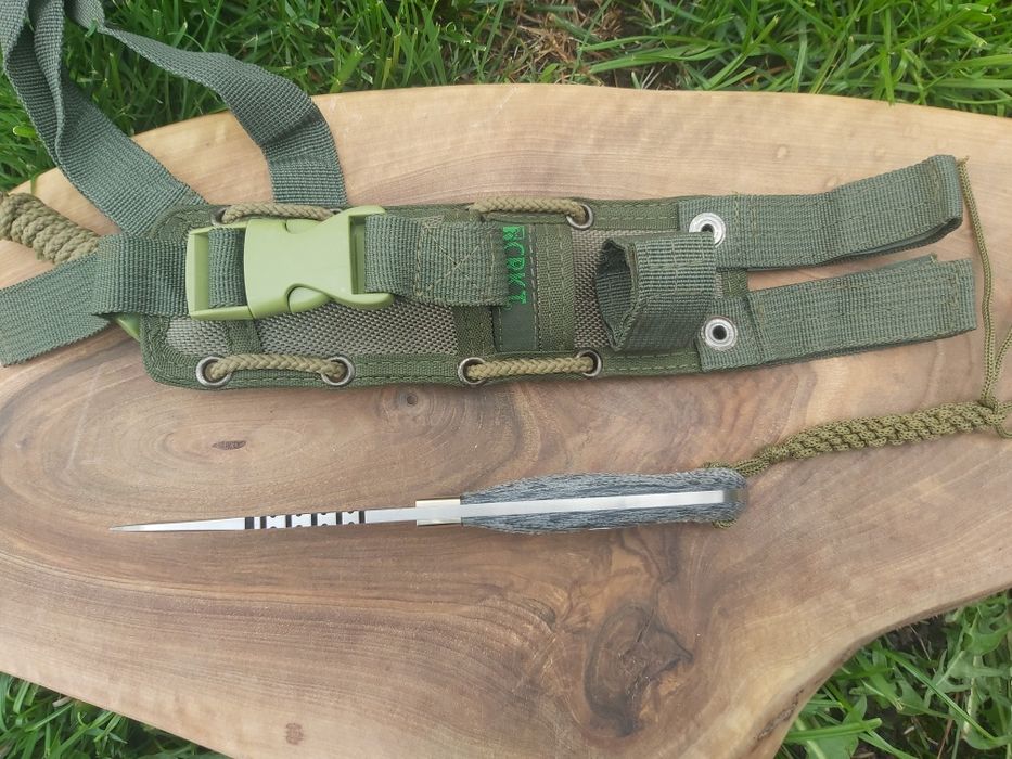Тактически ловен нож Columbia,фултанг,кания CRKT за колан и бедро