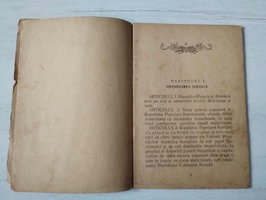 Constituria Republicii Populare Romane 1952