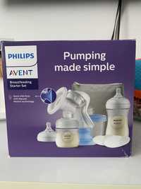 Set cu pompa manuala de san Philips-AVENT