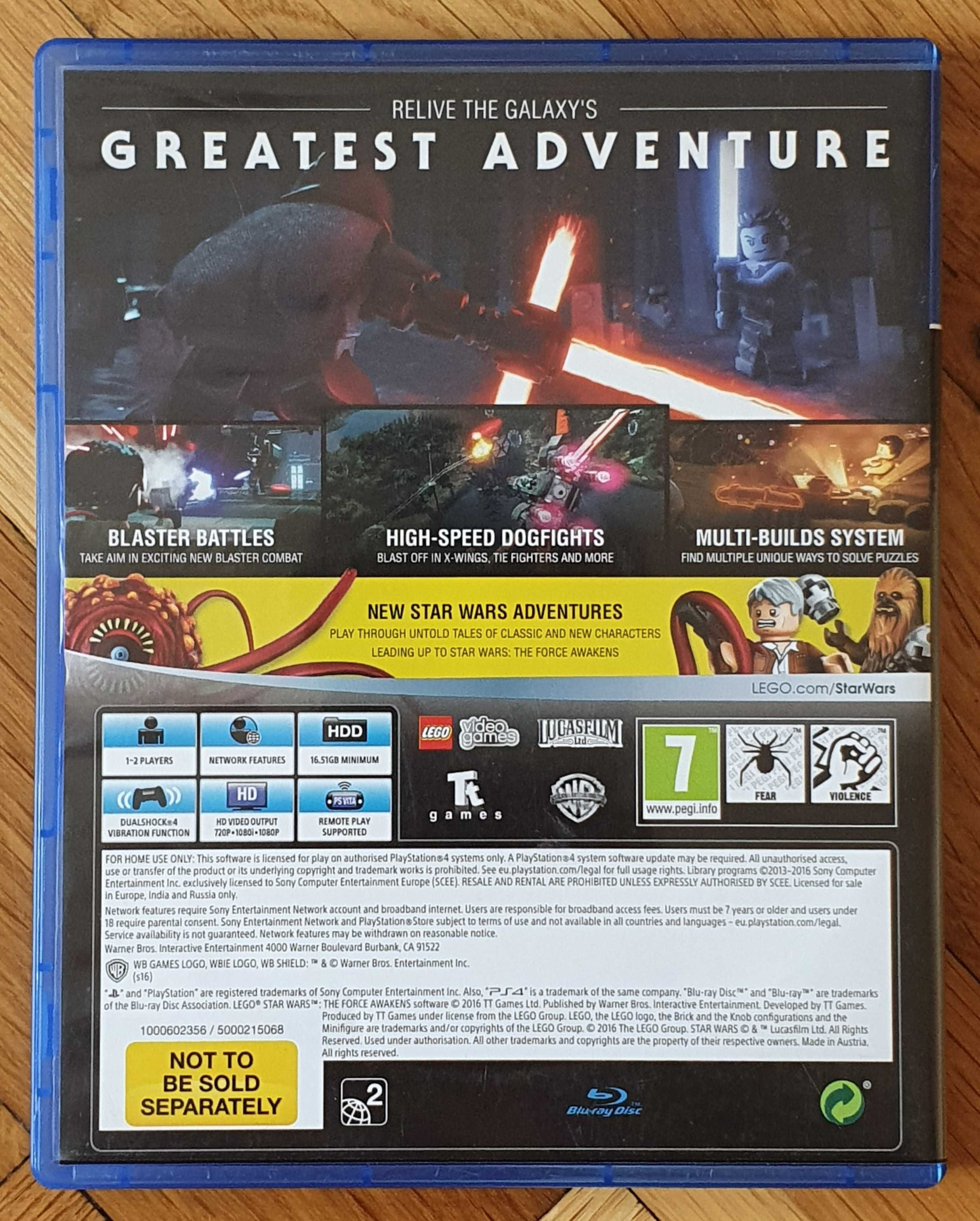 LEGO Star Wars The Force Awakens PS4 Playstation 4 Плейстейшън 5 PS5
