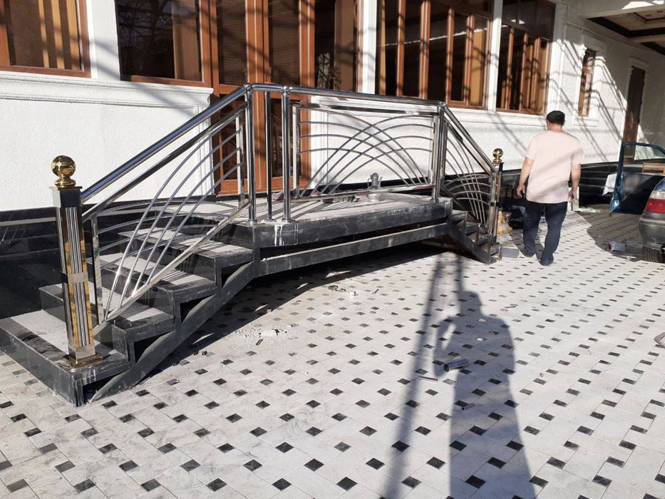 Нержавейка перила решотка