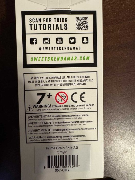 Kendama Sweets Prime Grain Split 2.0 - CMYC, noua !