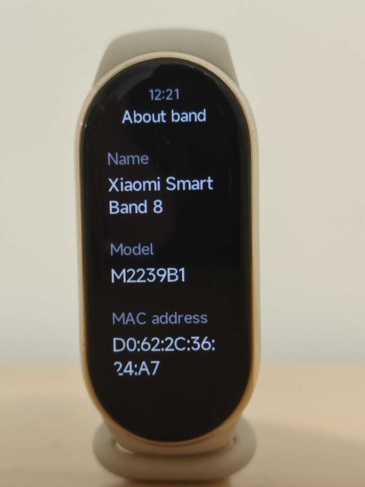 Xiaomi smart band 8 – folosită o săptămână