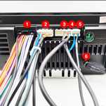 Adaptor conectori tablete android GPS auto mufe ISO