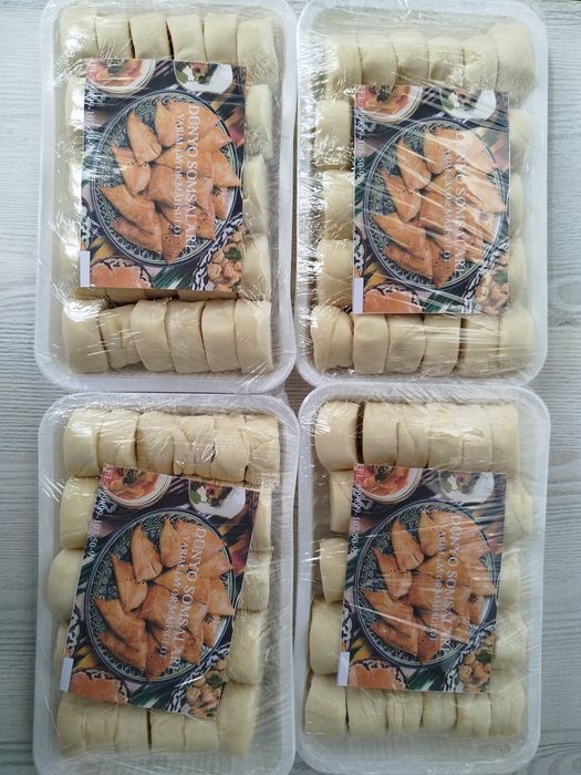 Dunyo somsalari yarim tayyor mahsulod dastafka xizmatidan bor