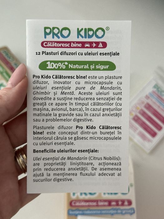 Plasturi contra raului de miscare ProKido Guard noi
