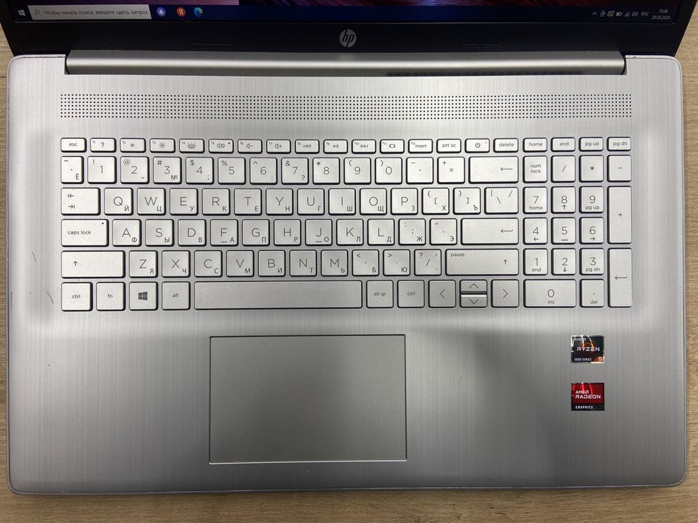 Офисный Ноутбук HP Laptop 17 - 17.3 FHD/Ryzen 5 5500U/16GB/SSD 128GB