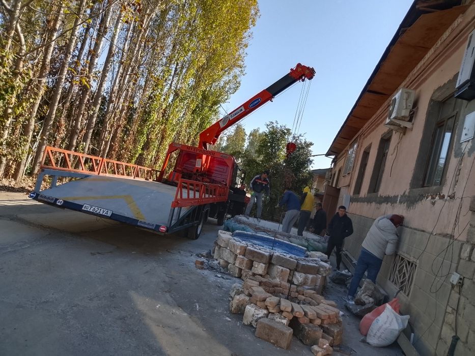 Manipulyator xizmati, Услуга Кран Манипулятор 4-Тонна стрела-13 и 24/7