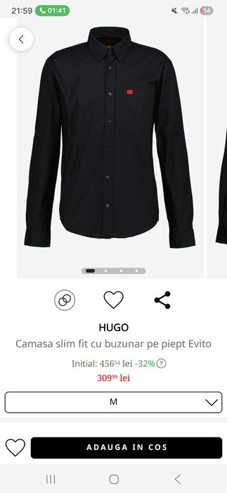 Camasa casual Hugo Boss