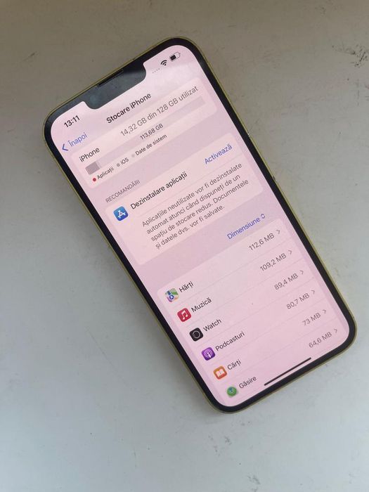 Telefon mobil Apple iPhone 14, 128GB, 5G, 88% Baterie -A-