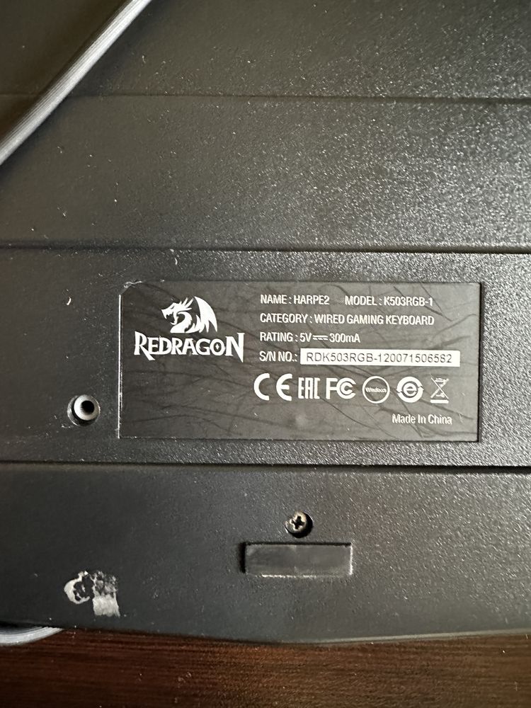 Гейминг клавиатура Redragon - Harpe Pro K503A, RGB