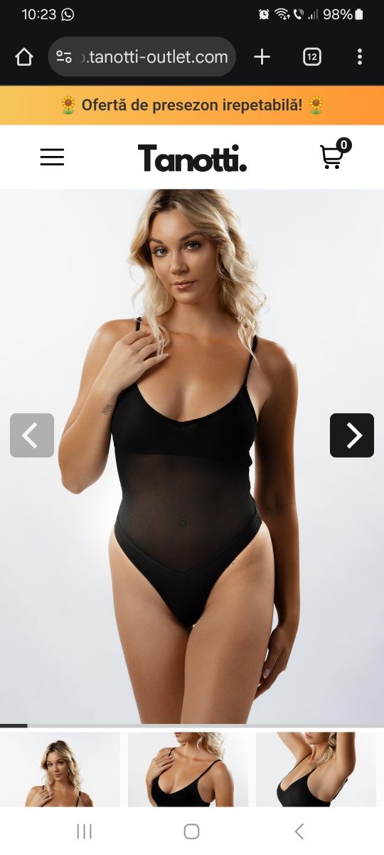 Costum de baie Tan-through
