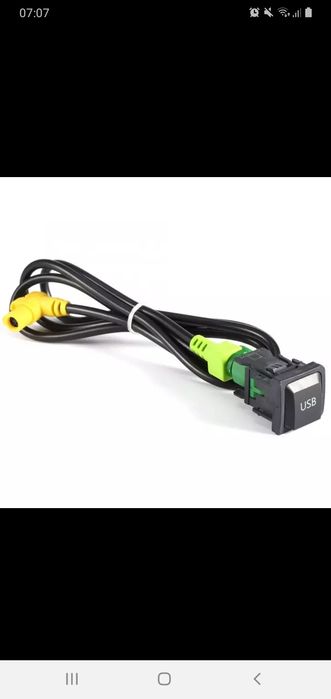 Buton mufa intrare Cablu AUX - USB input VW Skoda Seat golf mk5 mk6