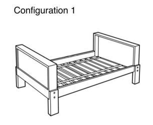 Легло IKEA VIKARE 3 в 1
